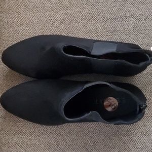 Esprit black suede ankle boots NWT